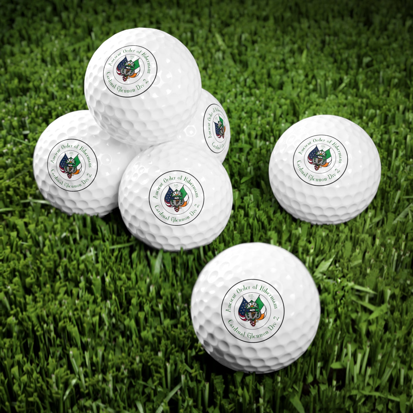 DIV 2 Golf Balls, 6pcs